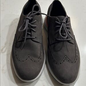 Cole Haan Men's Dark Gray Oxford Shoes. Like New!